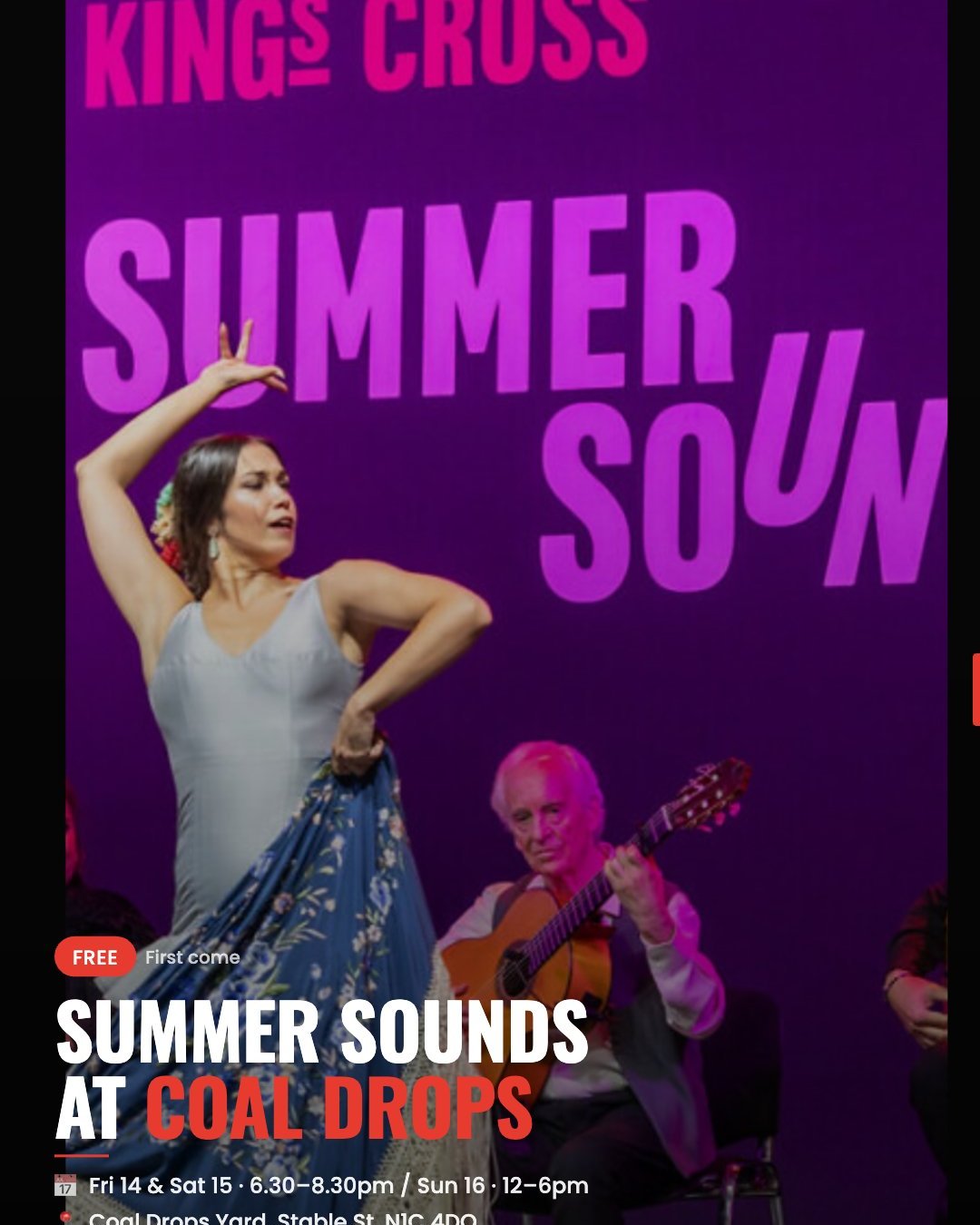 King's Cross Summer Sounds: a free music festival at Coal Drops Yard
