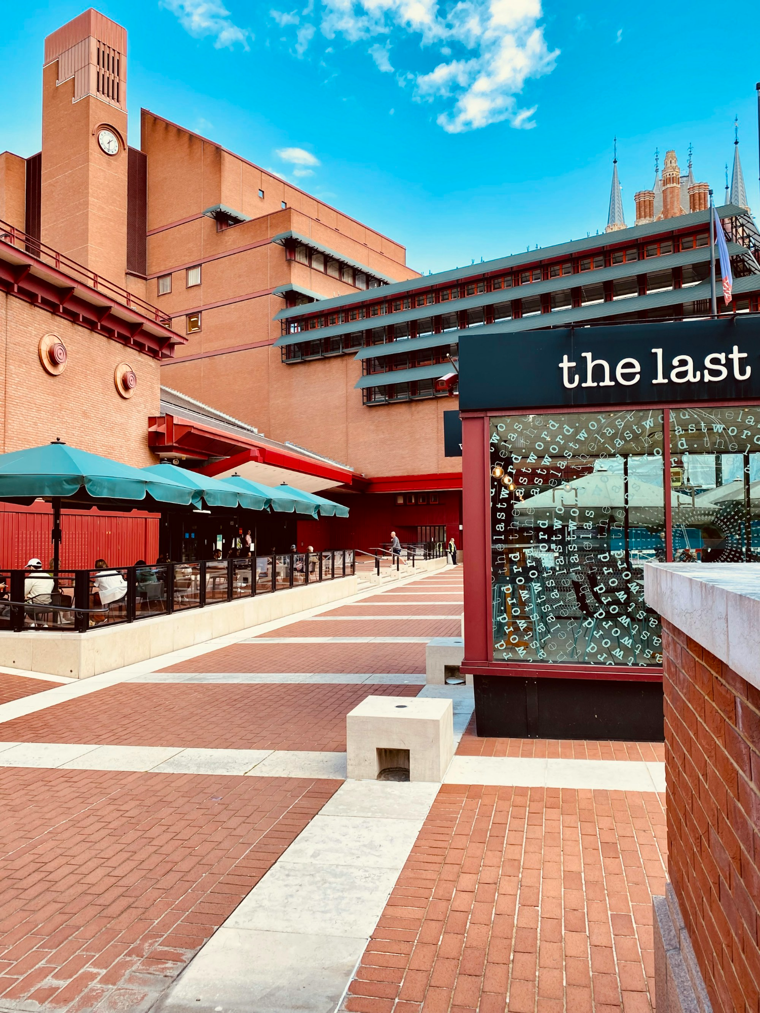 British Library piazza & building